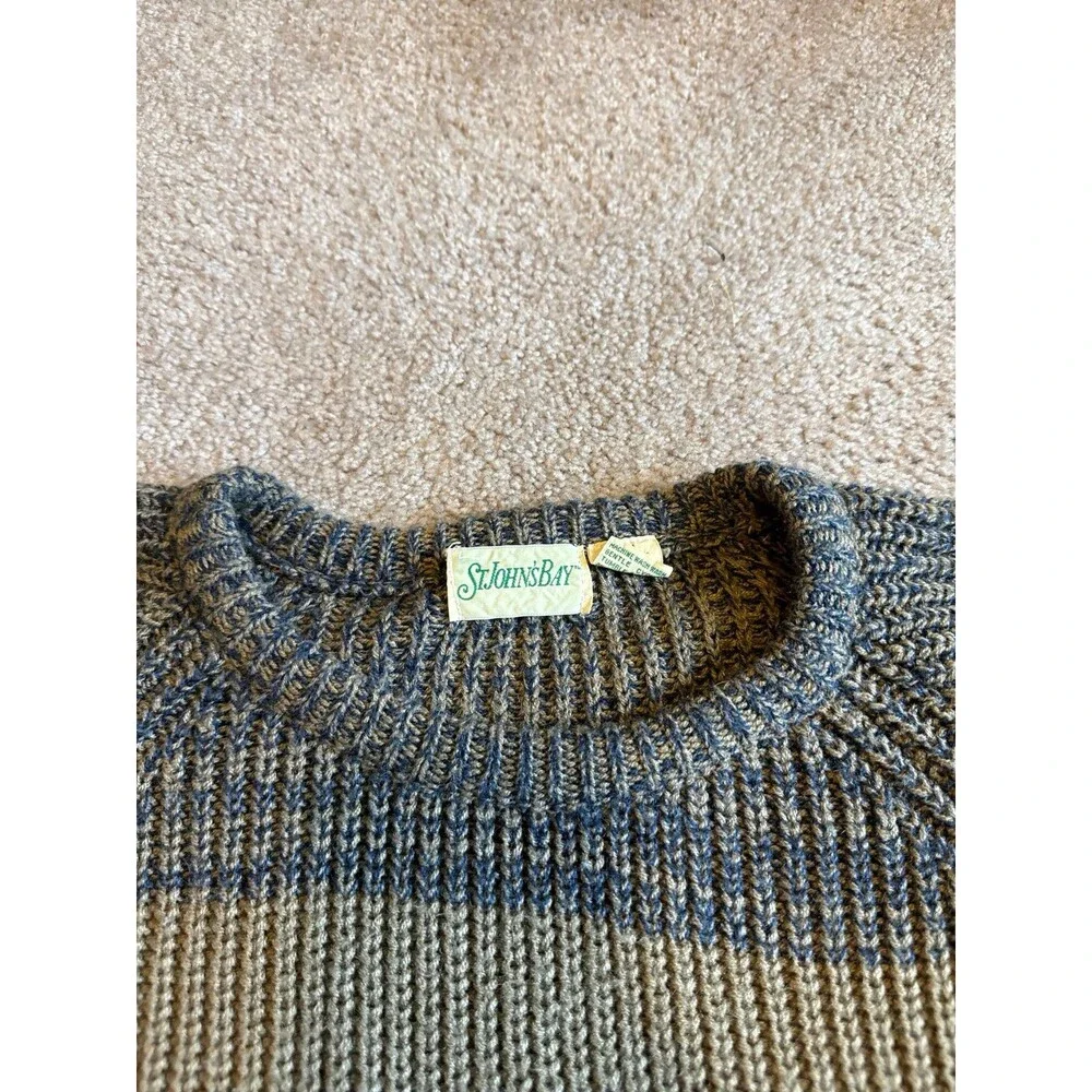 St. John’s Bay Men’s Knit Pullover Sweater Size Large